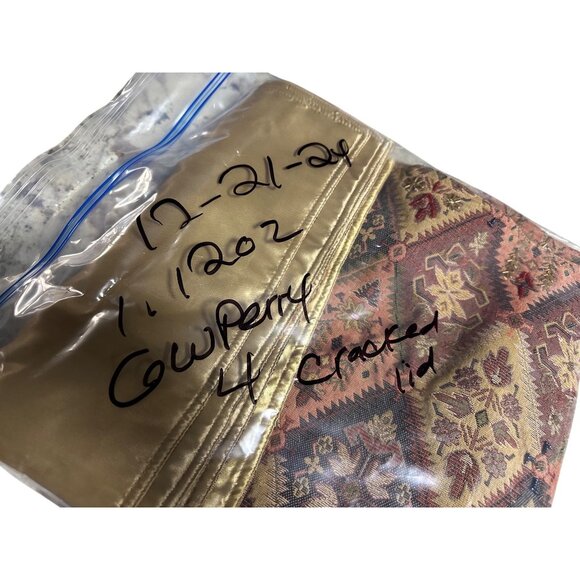 6 VTG Pier One Tapestry Moroccain Placemats Multicolor Beaded Bohemian Table Top - Picture 14 of 15